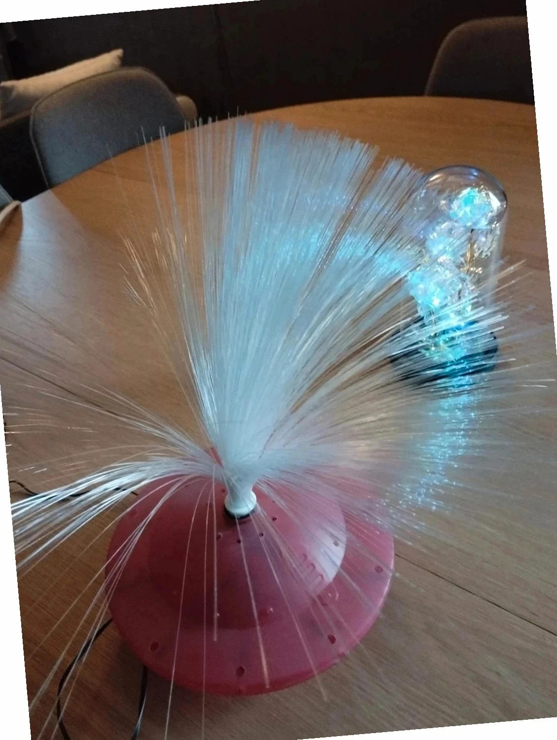 Lampe tournante UFO vintage - objet de collection